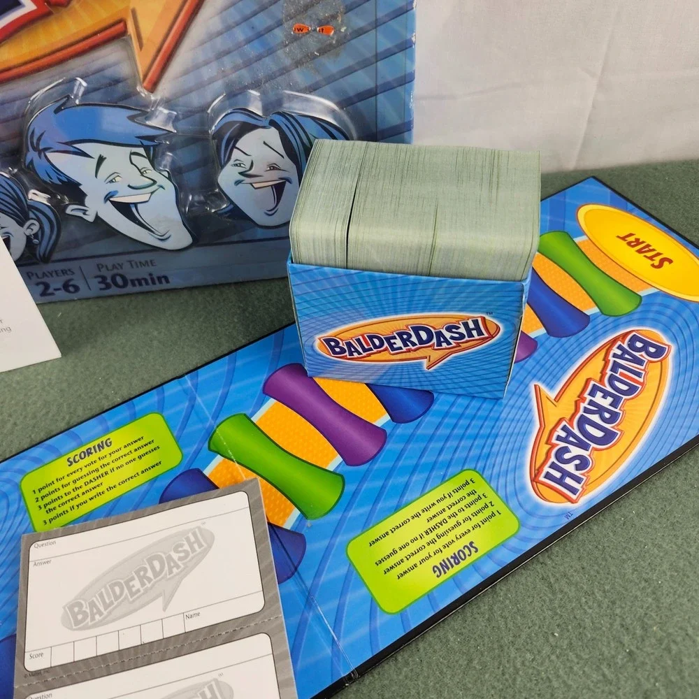 Balderdash Board Game The Hilarious Bluffing Game 2009 Mattel Adult Game